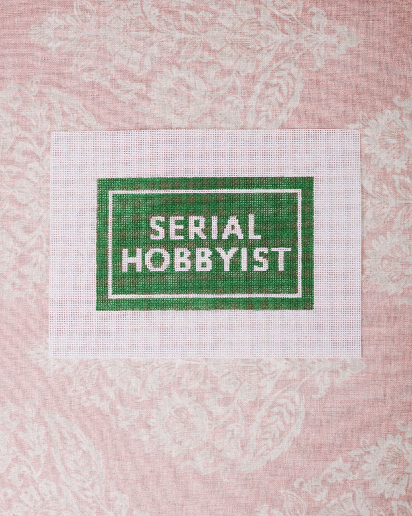 Serial Hobbyist Needlepoint Canvas